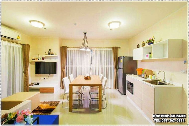 คอนโดบ านเค ยงฟ า2ห องนอนพ กได 6คน พาโนราม าว วห วห นสวยๆห องใหม จร า 098 262 0584 propertyhub in th