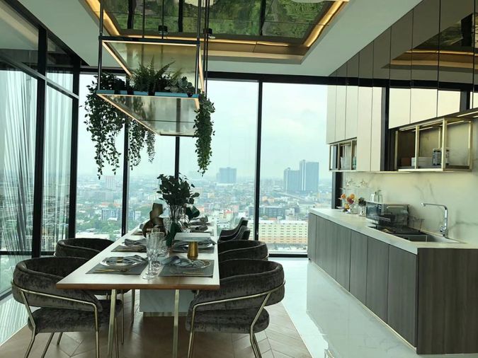 Condo for rent Knightsbridge Collage Sukhumvit 107 near BTS Bearing