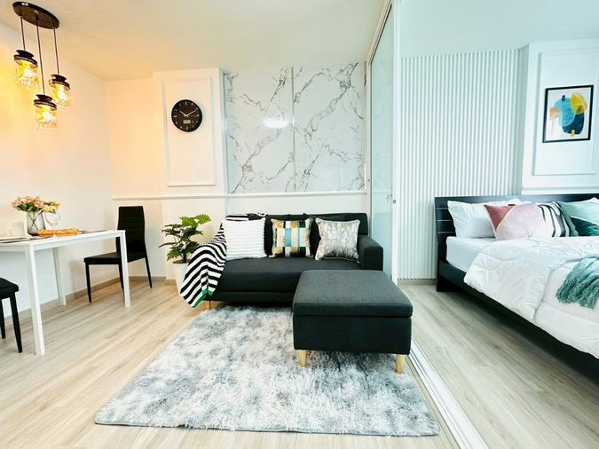 Apartment in krungthephmhankhr, ชุมชนสุขสันติ, บางเขน - View 3